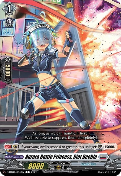 Image for Aurora Battle Princess, Riot Beeble (D-BT04: Awakening of Chakrabarthi) (D-BT04/095EN) - Cardfight Vanguard