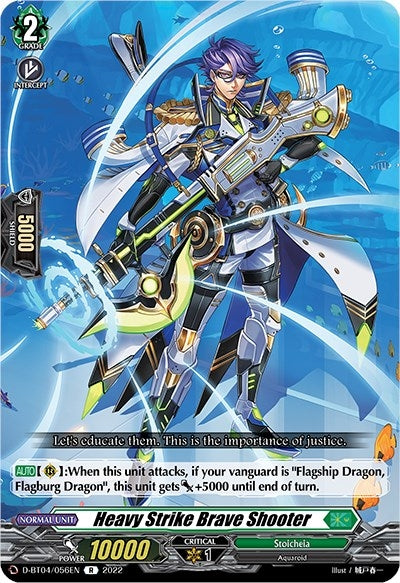 Image for Heavy Strike Brave Shooter (D-BT04: Awakening of Chakrabarthi) (D-BT04/056EN) - Cardfight Vanguard