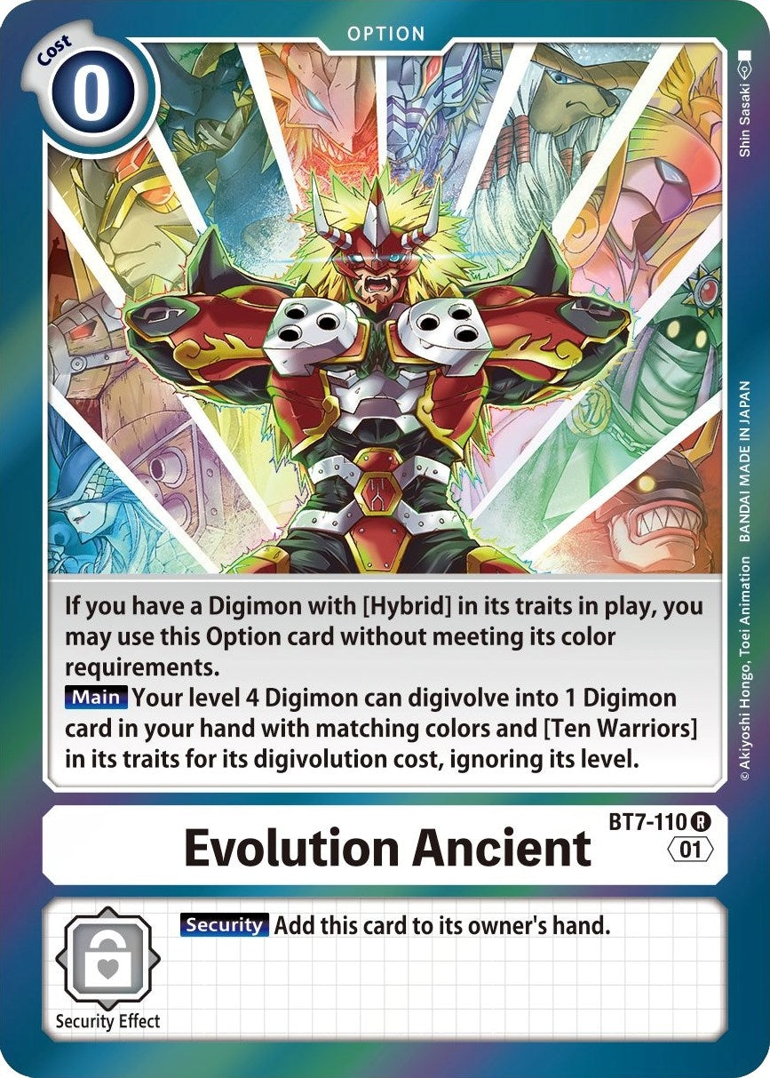 Image for Evolution Ancient (BT7-110 R) [Next Adventure]