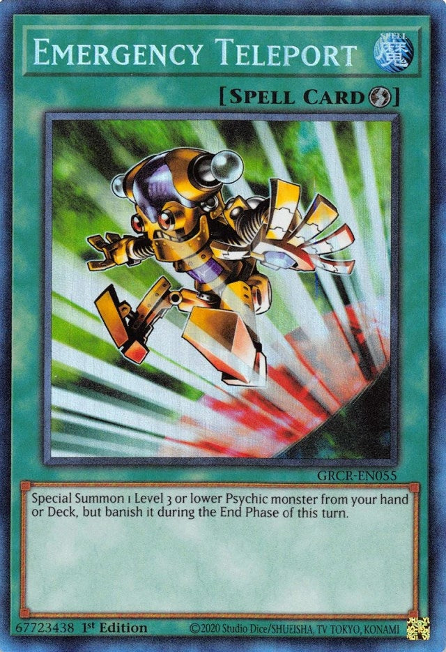 Image for Emergency Teleport (CR) (The Grand Creators) (GRCR-EN055) - YuGiOh