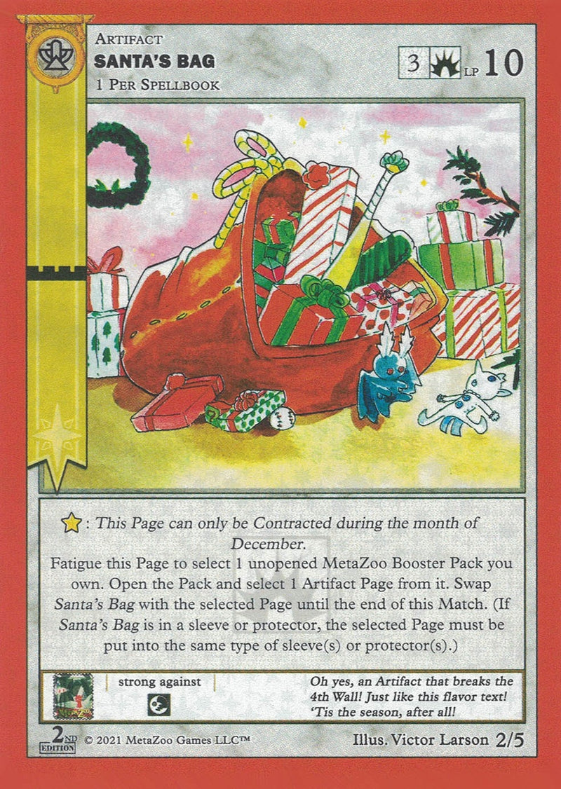 Image for Santa's Bag (Second Edition) (Holiday Promos) (2/5) - MetaZoo