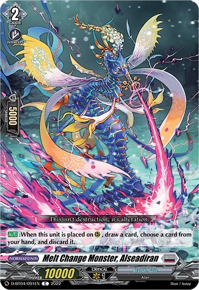 Image for Melt Change Monster, Alseadiran (D-BT04: Awakening of Chakrabarthi) (D-BT04/091EN) - Cardfight Vanguard