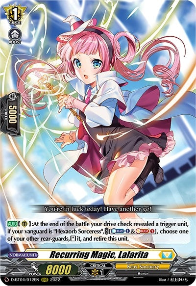 Image for Recurring Magic, Lalarita (D-BT04: Awakening of Chakrabarthi) (D-BT04/012EN) - Cardfight Vanguard