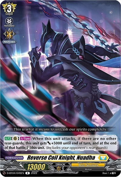 Image for Reverse Coil Knight, Nuadha (D-BT04: Awakening of Chakrabarthi) (D-BT04/049EN) - Cardfight Vanguard