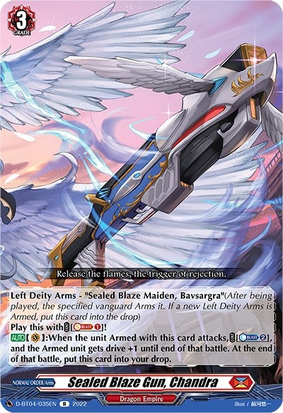 Image for Sealed Blaze Gun, Chandra (D-BT04: Awakening of Chakrabarthi) (D-BT04/035EN) - Cardfight Vanguard