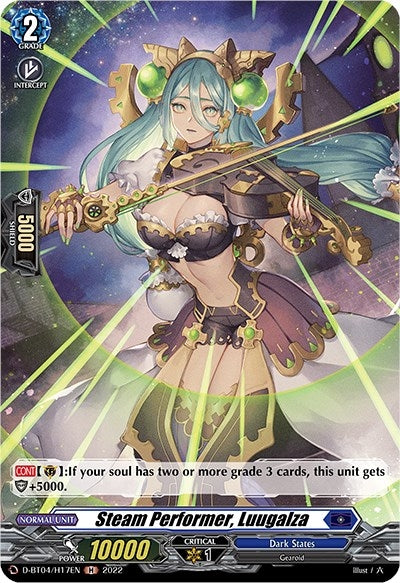 Image for Steam Performer, Luugalza (Holo) (D-BT04: Awakening of Chakrabarthi) (D-BT04/H17EN) - Cardfight Vanguard
