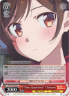 Image for "One Question" Chizuru (Rent-A-Girlfriend) (KNK/W86-E060 U) - Weiss Schwarz