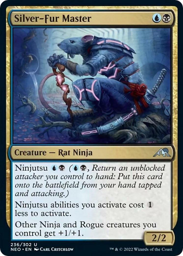 Image for Silver-Fur Master (Kamigawa: Neon Dynasty) (236) - Magic: The Gathering