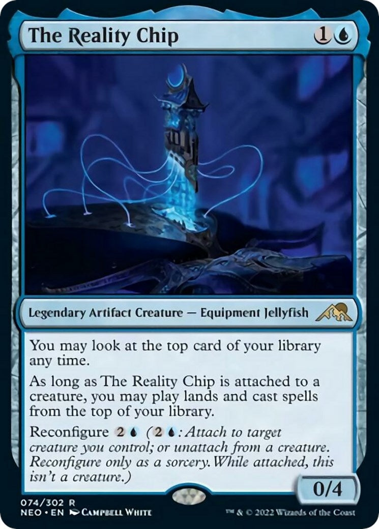 Image for The Reality Chip (Kamigawa: Neon Dynasty) (74) - Magic: The Gathering