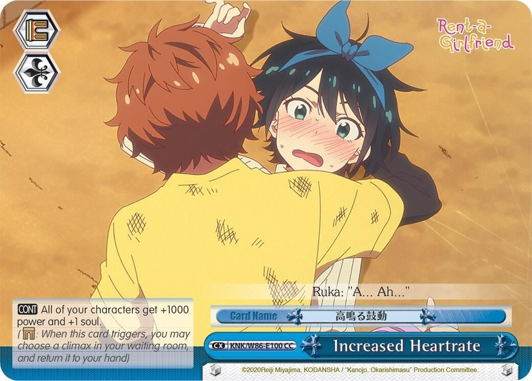 Image for Increased Heartrate (Rent-A-Girlfriend) (KNK/W86-E100 CC) - Weiss Schwarz