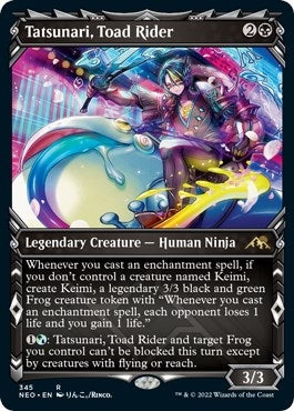 Image for Tatsunari, Toad Rider (Showcase) (Kamigawa: Neon Dynasty) (345) - Magic: The Gathering