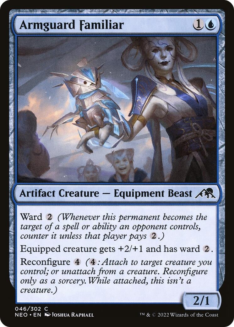 Image for Armguard Familiar (Kamigawa: Neon Dynasty) (46) - Magic: The Gathering