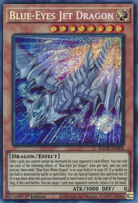 Image for Blue-Eyes Jet Dragon (Battle of Chaos) (BACH-EN004) - YuGiOh