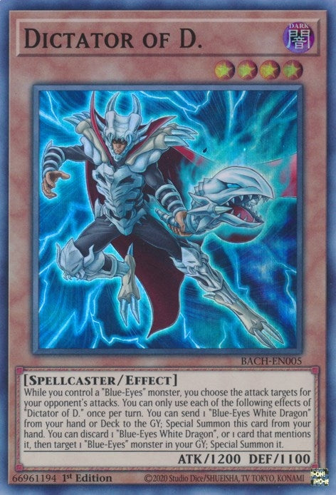 Image for Dictator of D. (Battle of Chaos) (BACH-EN005) - YuGiOh