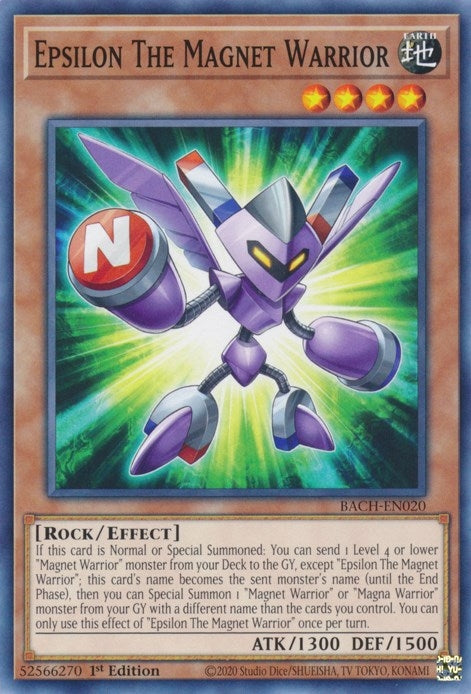 Image for Epsilon The Magnet Warrior (Battle of Chaos) (BACH-EN020) - YuGiOh
