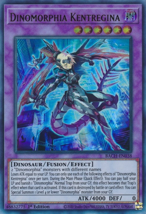 Image for Dinomorphia Kentregina (Battle of Chaos) (BACH-EN038) - YuGiOh