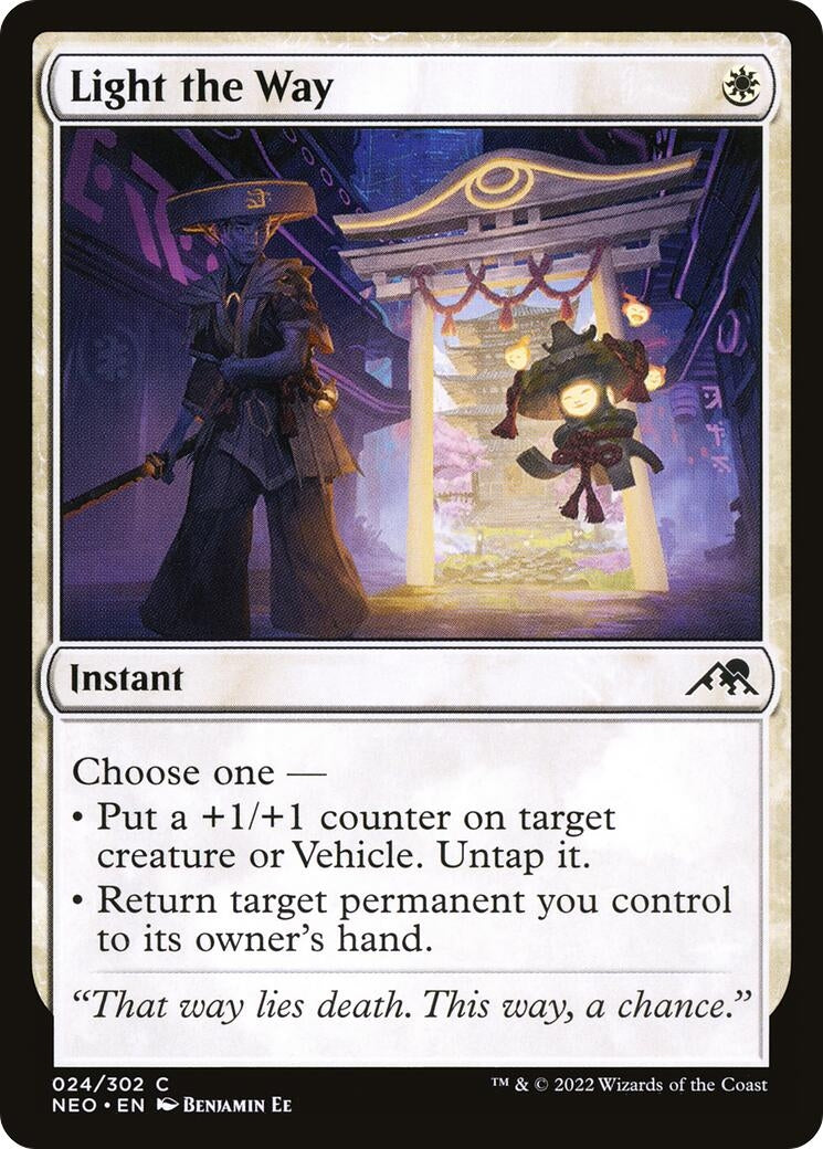 Image for Light the Way (Kamigawa: Neon Dynasty) (24) - Magic: The Gathering