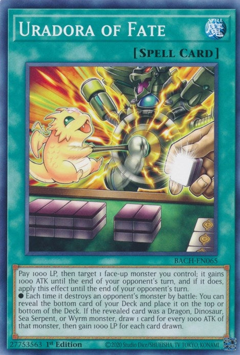 Image for Uradora of Fate (Battle of Chaos) (BACH-EN065) - YuGiOh