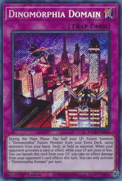 Image for Dinomorphia Domain (Battle of Chaos) (BACH-EN068) - YuGiOh