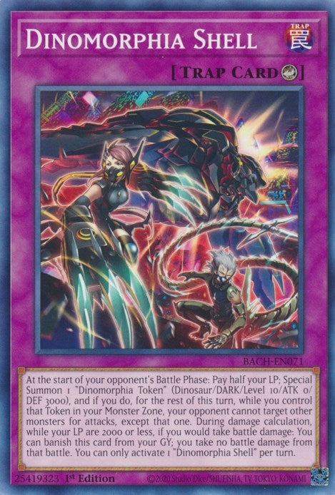 Image for Dinomorphia Shell (Battle of Chaos) (BACH-EN071) - YuGiOh