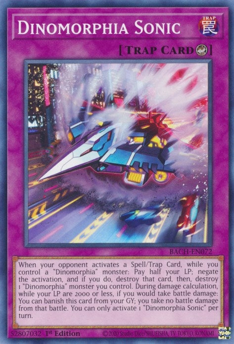 Image for Dinomorphia Sonic (Battle of Chaos) (BACH-EN072) - YuGiOh