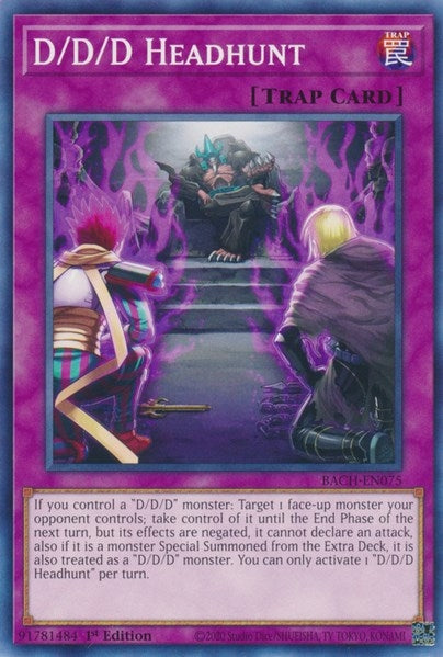 Image for D/D/D Headhunt (Battle of Chaos) (BACH-EN075) - YuGiOh