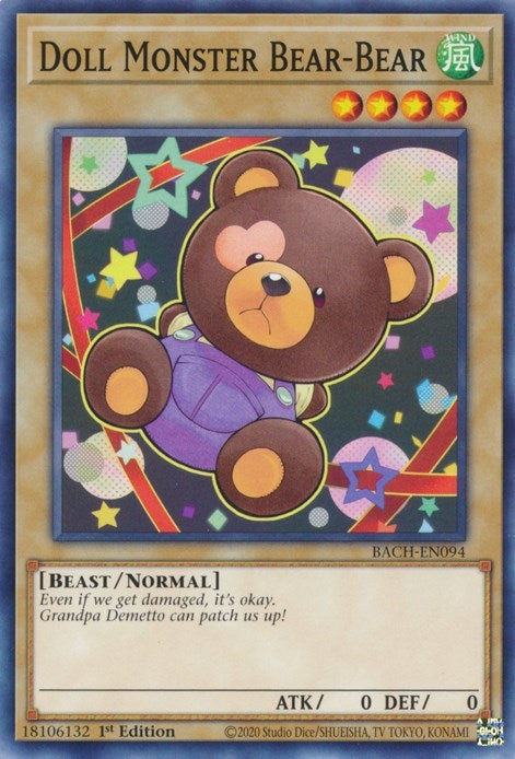 Image for Doll Monster Bear-Bear (Battle of Chaos) (BACH-EN094) - YuGiOh