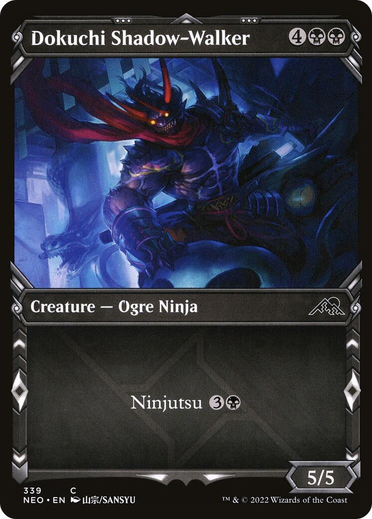 Image for Dokuchi Shadow-Walker (Showcase) (Kamigawa: Neon Dynasty) (339) - Magic: The Gathering