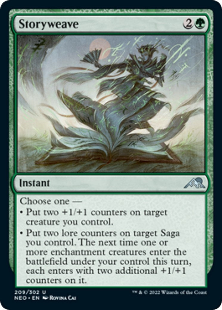 Image for Storyweave (Kamigawa: Neon Dynasty) (209) - Magic: The Gathering