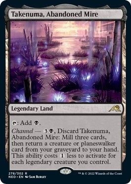 Image for Takenuma, Abandoned Mire (Kamigawa: Neon Dynasty) (278) - Magic: The Gathering
