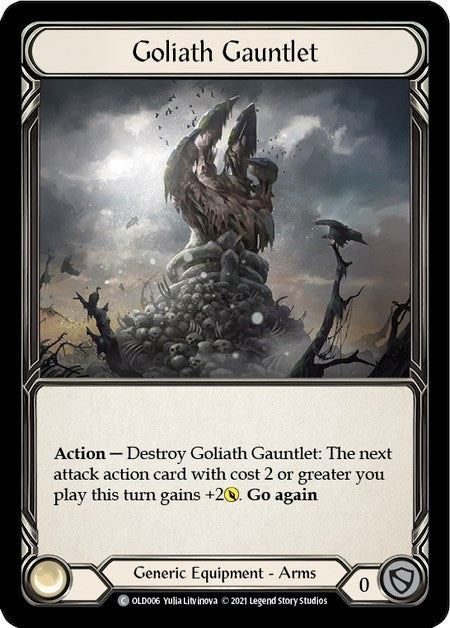 Image for Goliath Gauntlet (Blitz Deck: Tales of Aria - Oldhim) (OLD006) - Flesh and Blood TCG