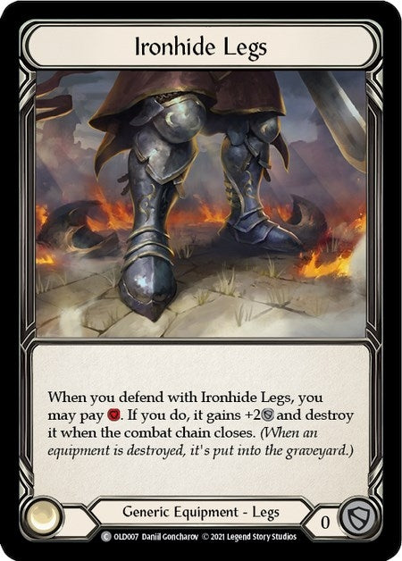 Image for Ironhide Legs (Blitz Deck: Tales of Aria - Oldhim) (OLD007) - Flesh and Blood TCG