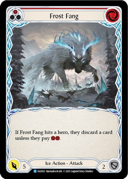 Image for Frost Fang (Red) (Blitz Deck: Tales of Aria - Oldhim) (OLD013) - Flesh and Blood TCG