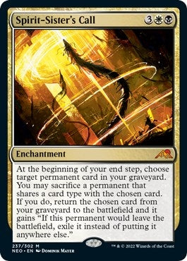 Image for Spirit-Sister's Call (Kamigawa: Neon Dynasty) (237) - Magic: The Gathering