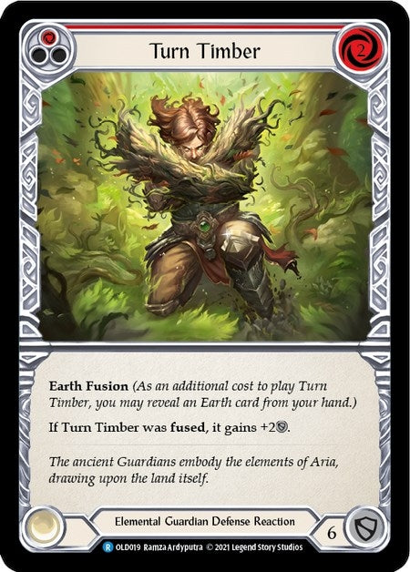 Image for Turn Timber (Red) (Blitz Deck: Tales of Aria - Oldhim) (OLD019) - Flesh and Blood TCG