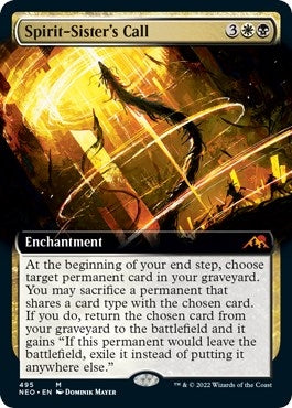 Image for Spirit-Sister's Call (Extended Art) (Kamigawa: Neon Dynasty) (495) - Magic: The Gathering