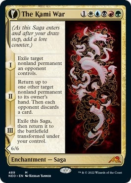 Image for The Kami War (Extended Art) (Kamigawa: Neon Dynasty) (489) - Magic: The Gathering