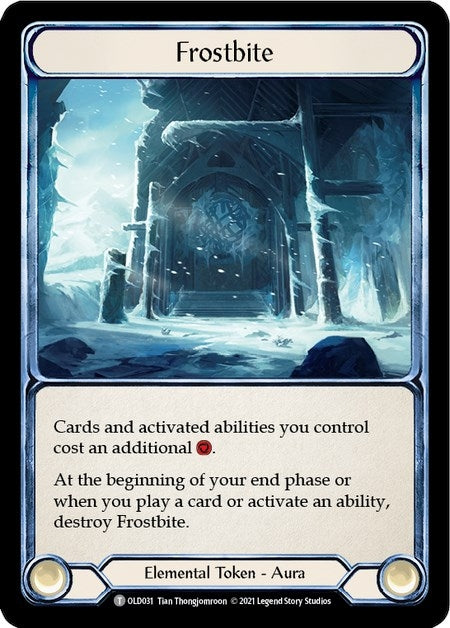 Image for Frostbite // Seismic Surge (Blitz Deck: Tales of Aria - Oldhim) (OLD031 // OLD032) - Flesh and Blood TCG
