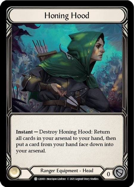 Image for Honing Hood (Blitz Deck: Tales of Aria - Lexi) (LXI003) - Flesh and Blood TCG