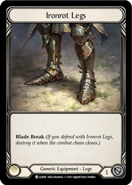 Image for Ironrot Legs (Blitz Deck: Tales of Aria - Lexi) (LXI006) - Flesh and Blood TCG