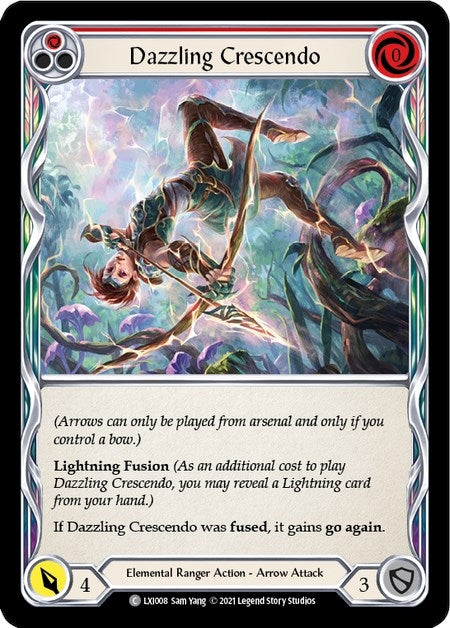 Image for Dazzling Crescendo (Red) (Blitz Deck: Tales of Aria - Lexi) (LXI008) - Flesh and Blood TCG