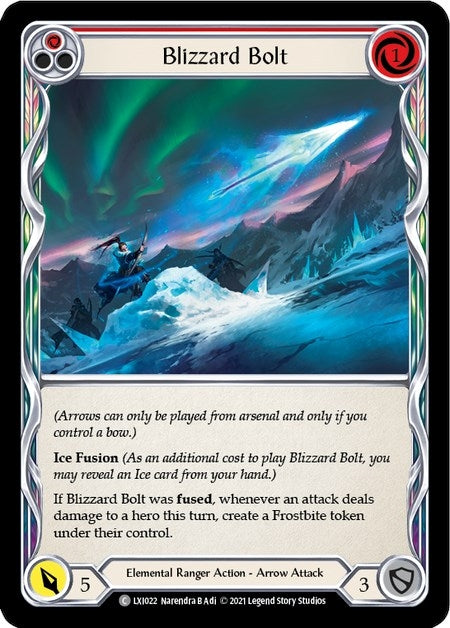 Image for Blizzard Bolt (Red) (Blitz Deck: Tales of Aria - Lexi) (LXI022) - Flesh and Blood TCG