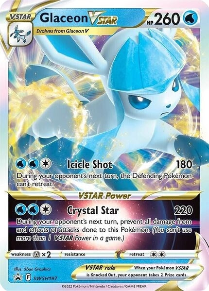Image for Glaceon VSTAR - SWSH197 (SWSH: Sword & Shield Promo Cards) (SWSH197) - Pokemon