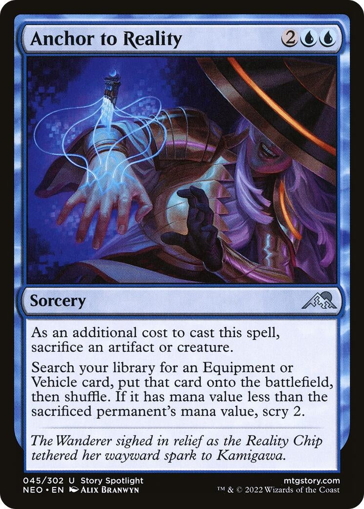 Image for Anchor to Reality (Kamigawa: Neon Dynasty) (45) - Magic: The Gathering