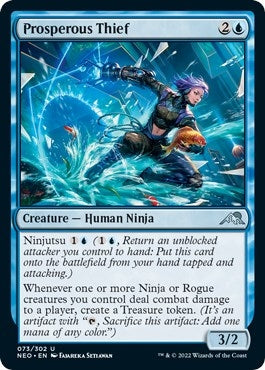Image for Prosperous Thief (Kamigawa: Neon Dynasty) (73) - Magic: The Gathering