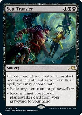 Image for Soul Transfer (Kamigawa: Neon Dynasty) (122) - Magic: The Gathering