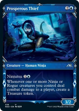 Image for Prosperous Thief (Showcase) (Kamigawa: Neon Dynasty) (336) - Magic: The Gathering