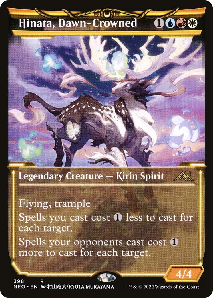 Image for Hinata, Dawn-Crowned (Showcase) (Kamigawa: Neon Dynasty) (398) - Magic: The Gathering