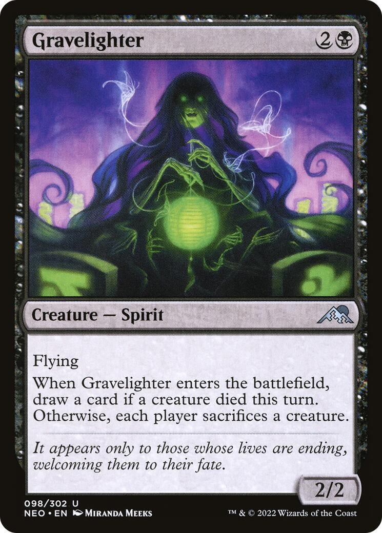 Image for Gravelighter (Kamigawa: Neon Dynasty) (98) - Magic: The Gathering