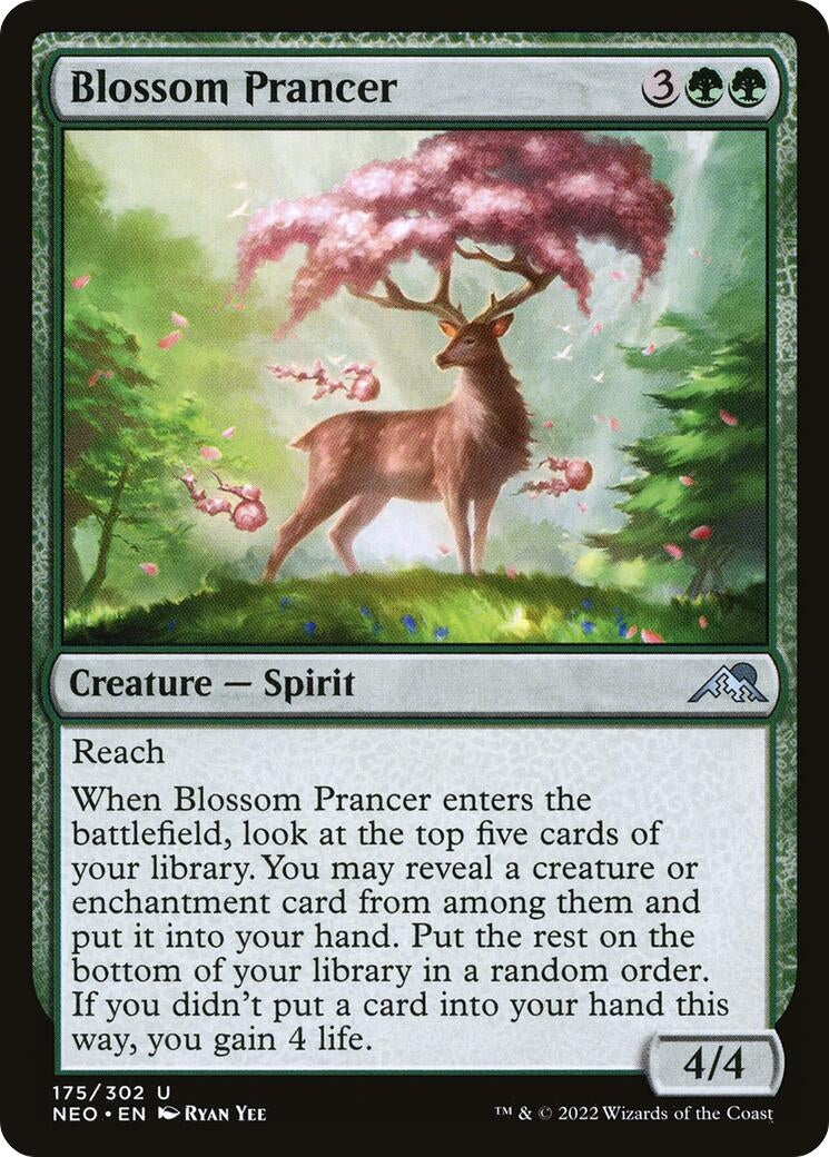 Image for Blossom Prancer (Kamigawa: Neon Dynasty) (175) - Magic: The Gathering